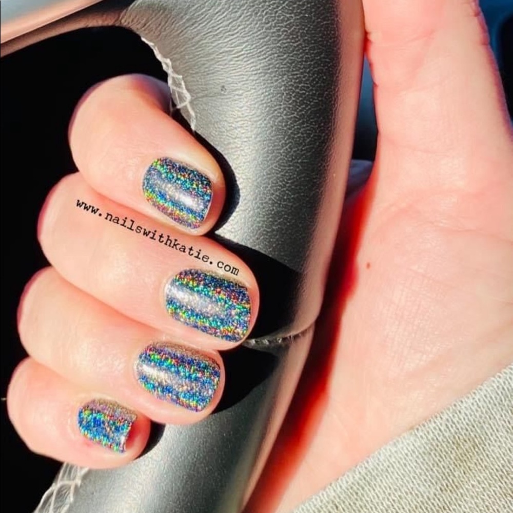 *Retired* Color Street: Soho-ver It | Black Holographic Glitter Sparkles Party - Picture 8 of 12